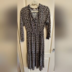 EUROMODA 3/4 Length Sleeve Maxi Dress. Women's Size Small 🤎